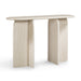 Clementine 48" Faux Travertine Console Table - Home And Beyond