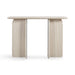 Clementine 48" Faux Travertine Console Table - Home And Beyond