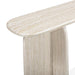 Clementine 48" Faux Travertine Console Table - Home And Beyond