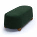 Jaine Forest Green Boucle Large Ottoman - Home And Beyond