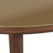 Oani Walnut and Glass Round Coffee Table - Home And Beyond