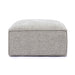 Mindy Performance Chenille Basketweave Ottoman - Home And Beyond