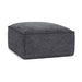 Mindy Performance Chenille Basketweave Ottoman - Home And Beyond