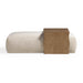 Spencer 54" Performance Basketweave Ottoman with Bridge Table - Home And Beyond