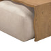 Spencer 54" Performance Basketweave Ottoman with Bridge Table - Home And Beyond