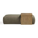 Spencer 54" Performance Basketweave Ottoman with Bridge Table - Home And Beyond