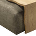Spencer 54" Performance Basketweave Ottoman with Bridge Table - Home And Beyond