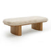 Ollie 56.5" Contract-Grade Straight Vegan Shearling Large Bench - Home And Beyond