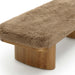Ollie 56.5" Contract-Grade Straight Vegan Shearling Large Bench - Home And Beyond