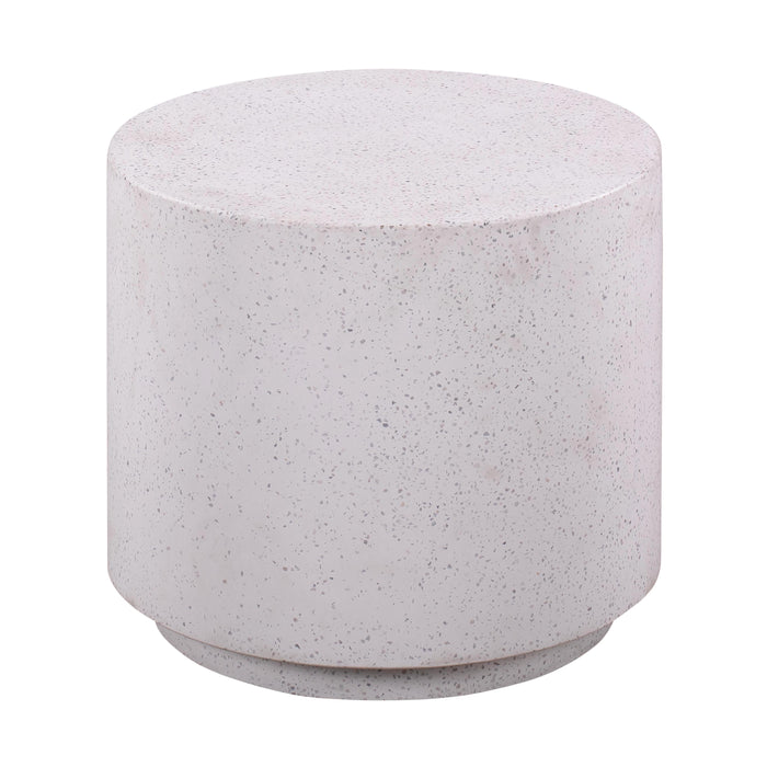 Terrazzo Light Speckled Side Table - UK - Home And Beyond