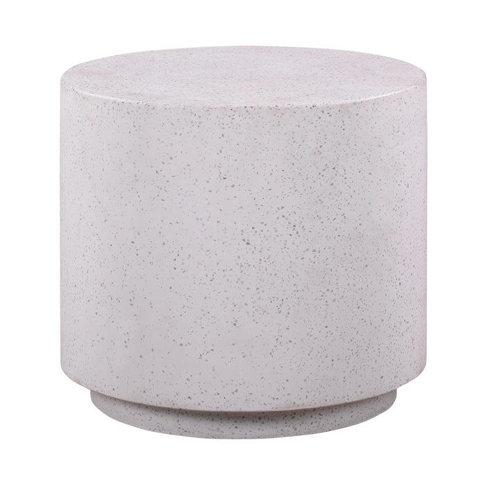 Terrazzo Light Speckled Side Table - UK - Home And Beyond