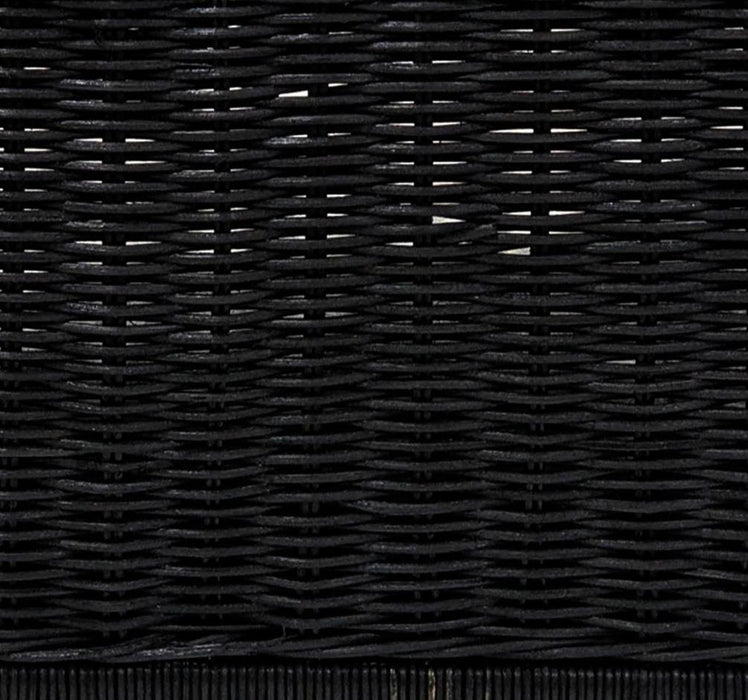 Poppy Black Rattan Small Pet Bed - Home And Beyond
