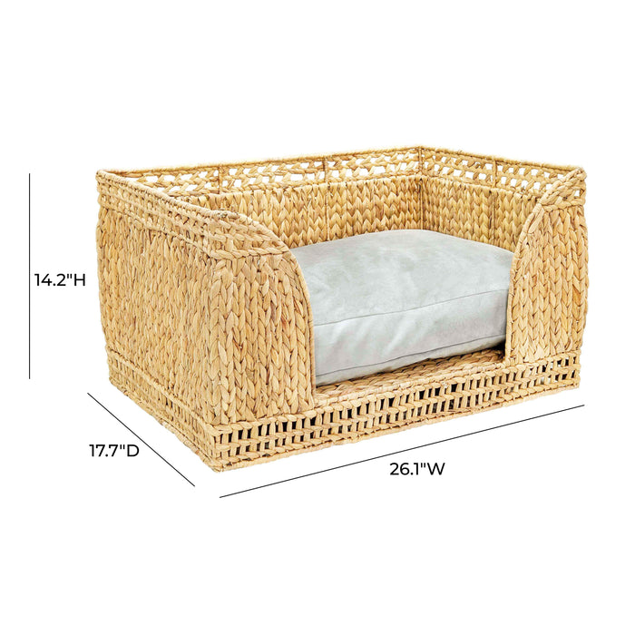 Milou Natural Rattan Small Pet Bed - Home And Beyond