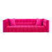 Bea Hot Pink Velvet Sofa - UK - Home And Beyond