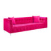Bea Hot Pink Velvet Sofa - UK - Home And Beyond