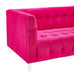Bea Hot Pink Velvet Sofa - UK - Home And Beyond