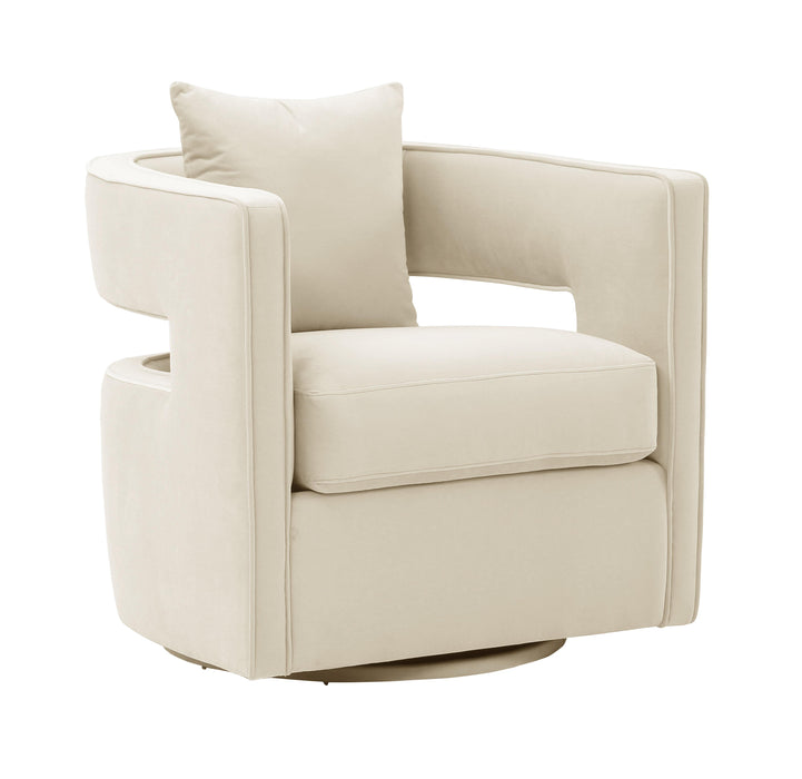 Kennedy Cream Swivel Chair - UK - Home And Beyond