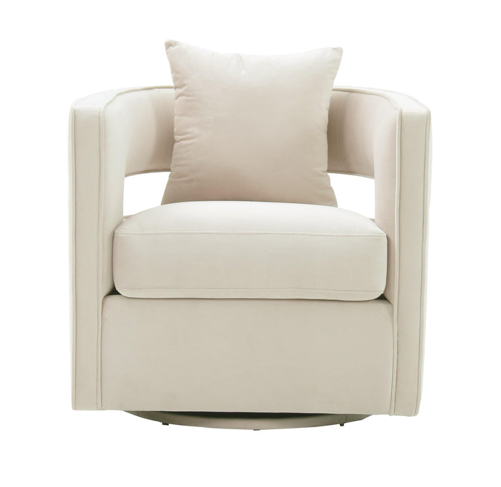 Kennedy Cream Swivel Chair - UK - Home And Beyond