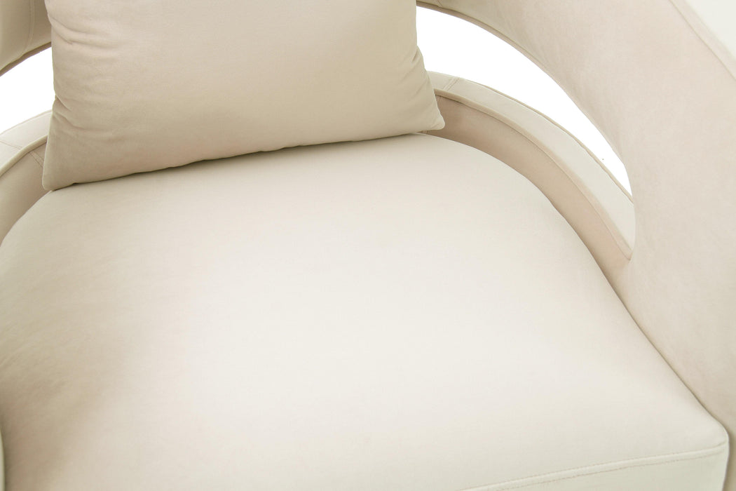 Kennedy Cream Swivel Chair - UK - Home And Beyond