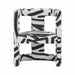Ada Chair in Black Brushstroke Pattern - UK - Home And Beyond