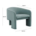 Marla Sea Blue Velvet Accent Chair - UK - Home And Beyond