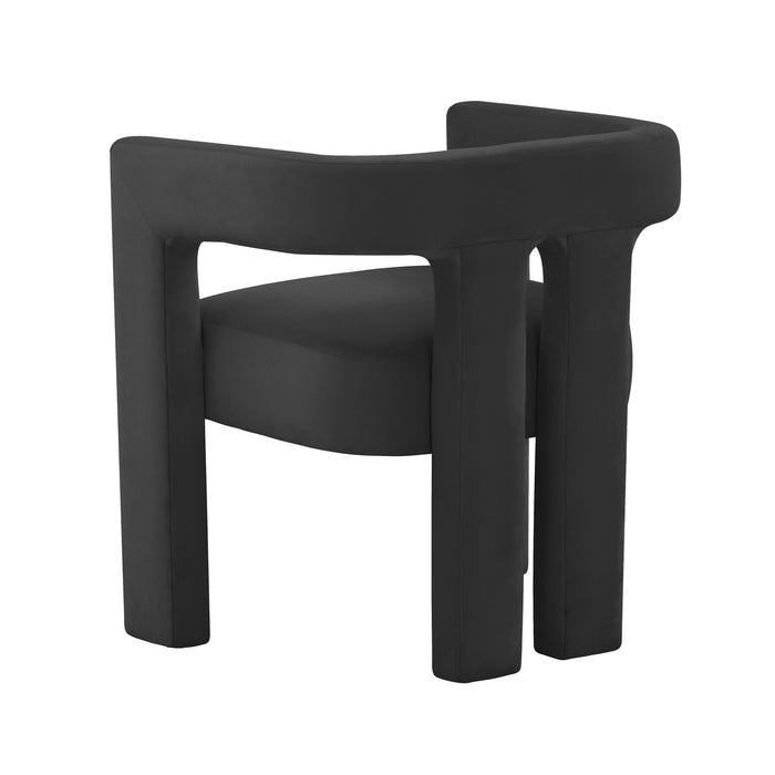 Sloane Black Velvet Chair - UK - Home And Beyond