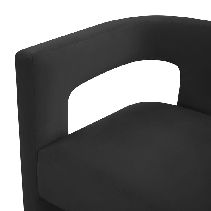 Sloane Black Velvet Chair - UK - Home And Beyond