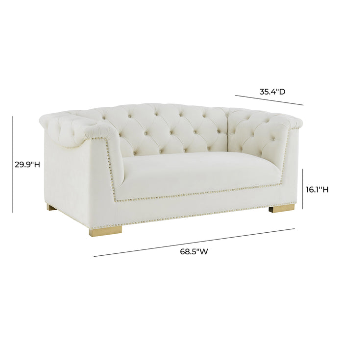 Farah 69" Performance Velvet Loveseat