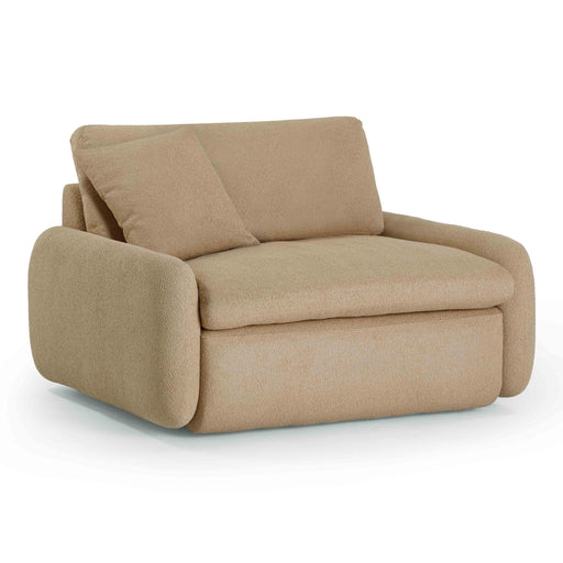 Rachelle Tan Boucle Lounge Chair - Home And Beyond