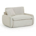 Rachelle Cream Velvet Lounge Chair - Home And Beyond