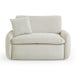 Rachelle Cream Velvet Lounge Chair - Home And Beyond