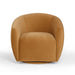 Jordan Tan Velvet Swivel Chair - Home And Beyond