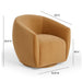 Jordan Tan Velvet Swivel Chair - Home And Beyond