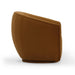 Jordan Cognac Velvet Swivel Chair - Home And Beyond