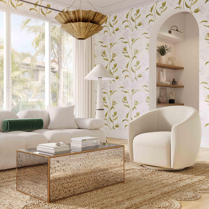 Jordan Cream Velvet Swivel Chair - Home And Beyond