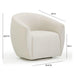 Jordan Cream Velvet Swivel Chair - Home And Beyond