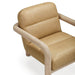 Bekah Tan Genuine Leather Accent Chair - Home And Beyond