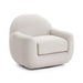Tiago Cream Velvet Swivel Chair - Home And Beyond