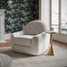Tiago Cream Velvet Swivel Chair - Home And Beyond