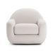 Tiago Cream Velvet Swivel Chair - Home And Beyond