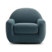 Tiago Dark Teal Velvet Swivel Chair - Home And Beyond