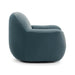 Tiago Dark Teal Velvet Swivel Chair - Home And Beyond