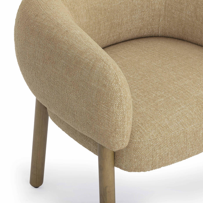 Foxy Textured Performance Fabric Accent Chair - Home And Beyond