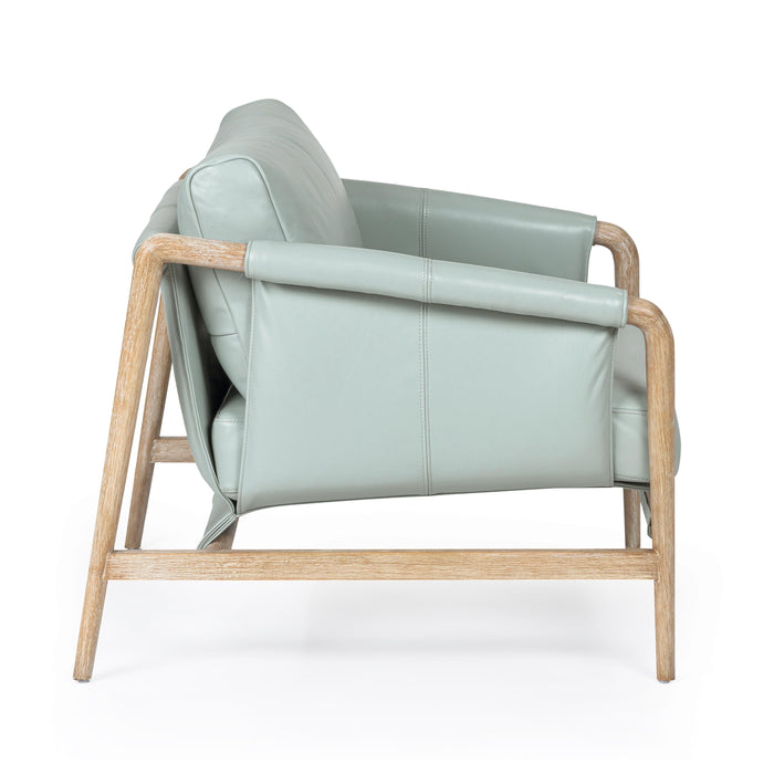 Chakka Contract-Grade Genuine Leather Accent Chair - Home And Beyond