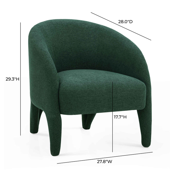 Kris Contract-Grade Chenille Accent Chair - Home And Beyond