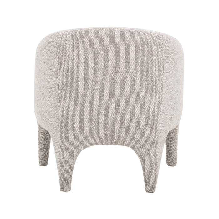 Kris Warm Grey Performance Boucle Accent Chair - Home And Beyond