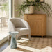 Kris Warm Grey Performance Boucle Accent Chair - Home And Beyond