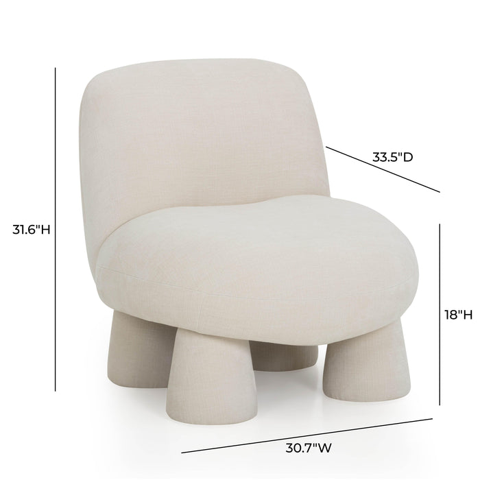 Stomp Upcycled Performance Chenille Accent Chair - Home And Beyond