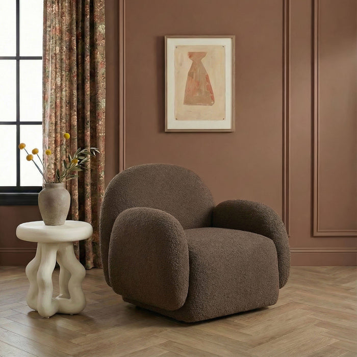 Marius Contract-Grade Boucle Accent Chair - Home And Beyond