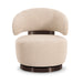 Austin Cream Performance Boucle Swivel Accent Chair - Home And Beyond